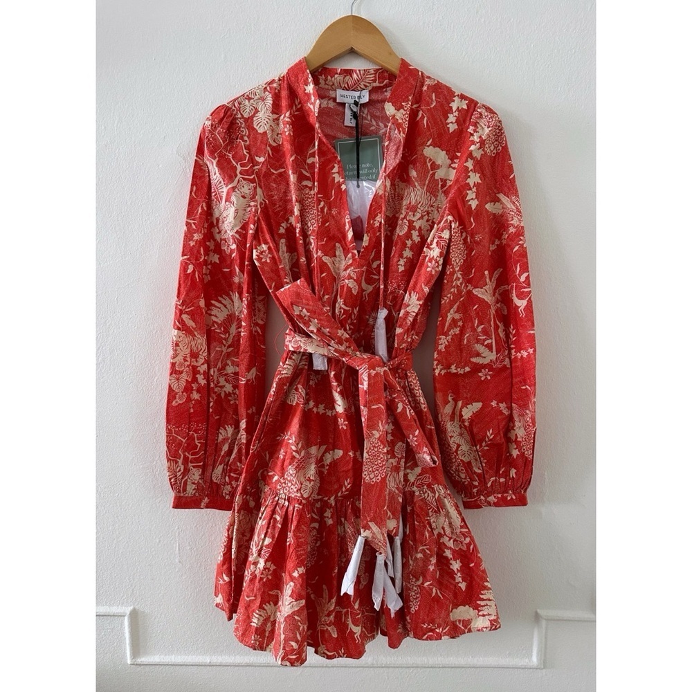 Hester Bly Short Sundress Red Print